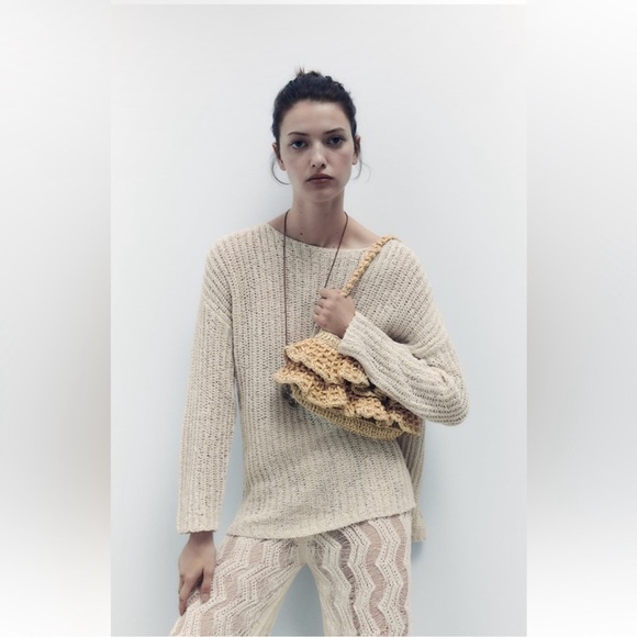 Zara ruffled bucket bag - Picture 6 of 9